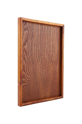 Servis Tepsisi, Dikdörtgen Ahşap Çay Tepsisi Otel Ev Mutfak Tepsileri Atıştırmalık Tepsisi Kahvaltı Tepsisi Gıda Saklama Kabı 35 24cm