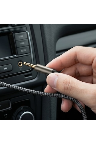 Usb-c Audio Adaptör Kablosu Kulaklık Ve Araç Ses Sistemi Uyumlu 1 Metre