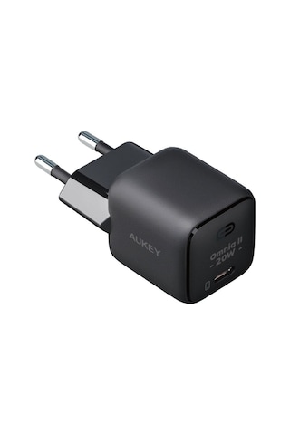 Aukey PA-B1T-BK 20 W Omnia II Mini Gan PD QC 3.0 Type - C Hızlı Şarj Adaptörü