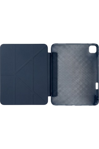 Ps Apple Uyumlu iPad Pro 13 İnç M5 / M4 Tri Folding Standlı Kılıf - Lacivert Kapaklı Kılıf
