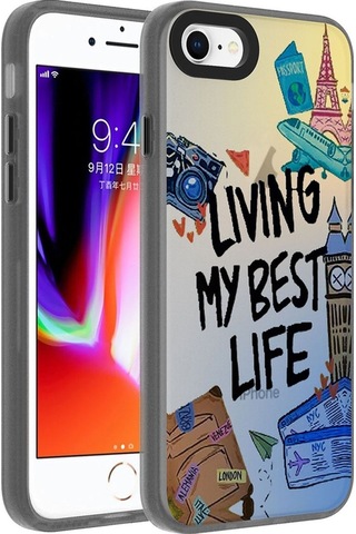 Apple Uyumlu iPhone 13 Pro Max Kılıf Desenli Zore Dragon Sert Kapak Seyahat