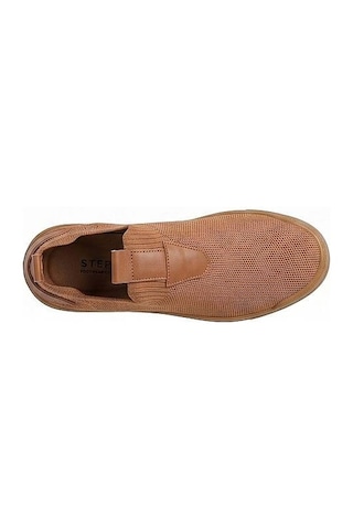 Daytex 4224 Erkek Slip-on - Full Triko Örgü Termo Taban Sneaker Taba