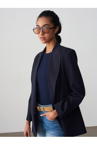 Dilvin 60798 Blazer Ceket-lacivert