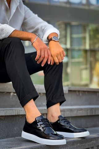 Kb-x5 Kuback Siyah Rugan Günlük Erkek Ayakkabı Çok Renkli