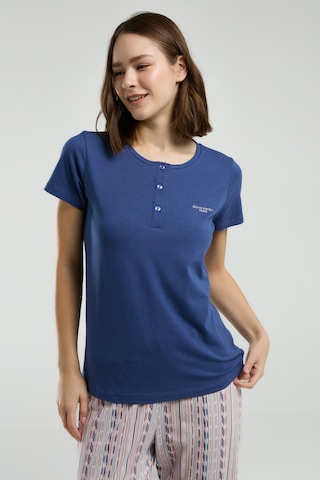 Pierre Cardin Kadın Mavi Pijama Takımı Pc8956-s-v1 Mavi