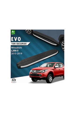 S-dizayn Mitsubishi L200 5 Evo Krom Yan Basamak 193 Cm 2015 Üzeri