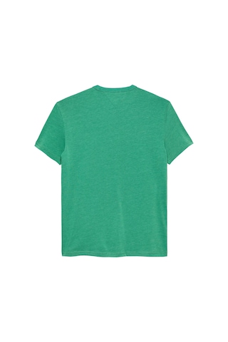 Tommy Hilfiger Tjm Reg Badge Tee Ext Erkek Yeşil T-shirt - Dm0dm22667