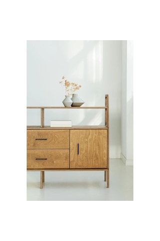 Woodesk Riva, Ahşap, Dolap Ve Konsol, 170x115, Natural Renk