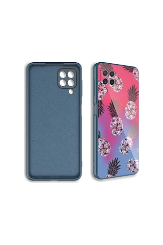 Zore Samsung Galaxy Uyumlu M12 Kılıf Kamera Korumalı Desenli Sert Silikon Omsy Epoksi Kapak - No5
