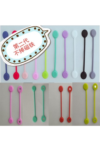 Springsun 8 Renkli Manyetik Sarıcı Seti - Kulaklık Ve Veri Kabloları İçin Taşınabilir Organizatör, Kolay Kullanım