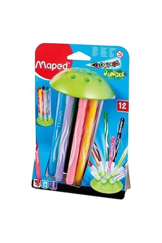Maped Keceli Kalem 12 Renk Jungle Color Peps