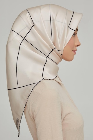 Armine Dj Saf İpek Eşarp 8655d T Nostalji Twill -06 Krem