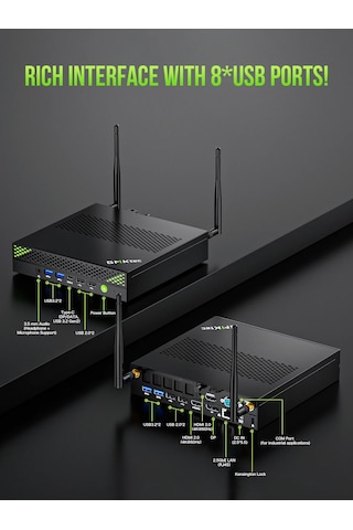 Gmktec K10 i9-13900HK 32 GB 1 TB SSD W11P Mini Pc