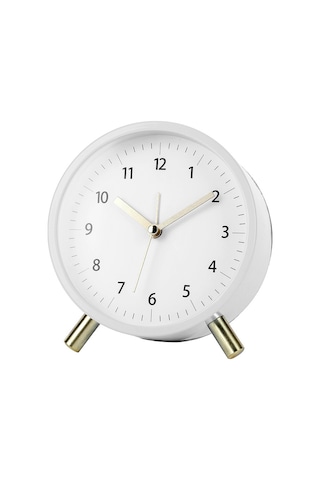 Gajeena Beyaz Akıllı Ev Alarm Saati: Sessiz, Kullanıması Kolay, Dayanıklı Materyal, Odalar Ve Salonlar İçin Tasarlanmıştır Pilli Renkli