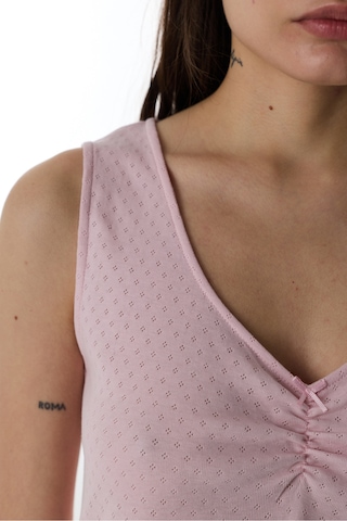 Penti Pembe Blossom Pointel Atlet Pijama Üstü