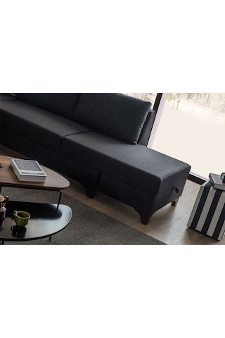 Eymense Loft Köşe Koltuk Takımı Antrasit Sağ Köşe