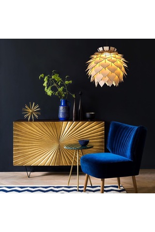 Lotus Ahşap Avize 4 Renk Modern Bohem Rustik Avize Tekli Sarkıt Lamba Butik Otantik Aydınlatma Cafe Salon Mutfak Yemek Masası Hol Antre Bej Diğer