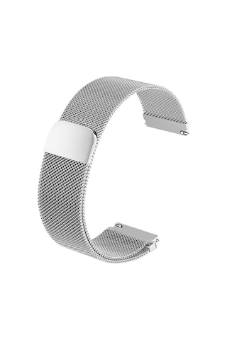 Huawei Watch Gt6 41mm Gt4 41mm Gt5 41mm 18mm Pimli Uyumlu Mıknatıslı Metal Hasır Kordon Kayış