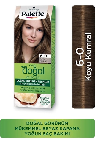 Palette Kalıcı Doğal Renkler 6 - 0 Koyu Kumral X 2 Adet (458324482)