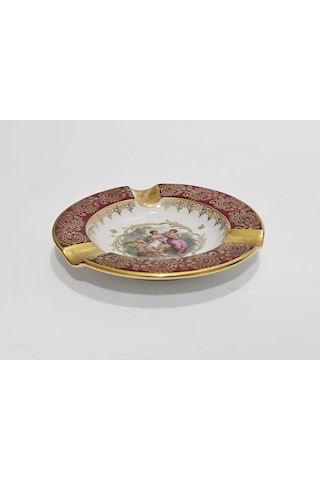 Limoges Minyatür Desen Porselen Küllük 11,50cm