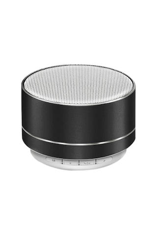 Suofeng Siyah Mini Bluetooth Hoparlör, Hifi Subwoofer, Tf Kart Desteği, 10m Kablosuz Bağlantı, Ev/araç İçin Taşınabilir Şarjlı Ses Cihazı