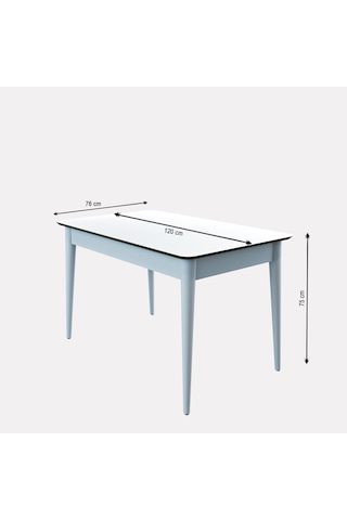 Nur Mobilya Mdf Mutfak Masası Beyaz