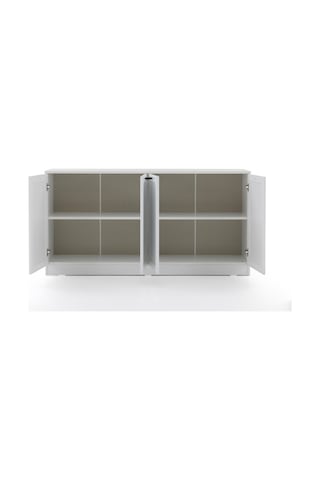 Terra Konsol 160x80x43 Beyaz - Modern Tasarım Antrasit