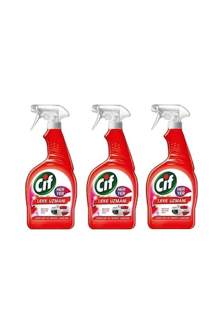 Cif Her Yer Leke Uzmanı Sprey 750 Ml 3 Adet