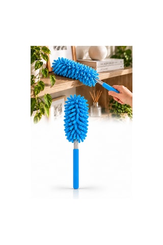Mikrofiber Makarna Mop Toz Alma Paspası Tüy Toplayıcı Çok Amaçlı Temizlik Mopu