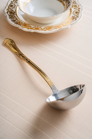 Acar Karat Star Gold Servis Kepçesi - 28 Cm