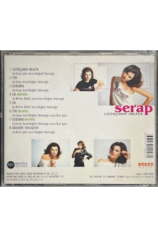 Müzik Cd'sidir Plak Değildir Cd Serap Gözyaşlarım Anlatır Cd