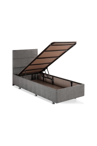 Nironyatak Niron Silver Baza Ve Başlık Seti 90X190 Cm Tek Kişilik Kaydırmaz