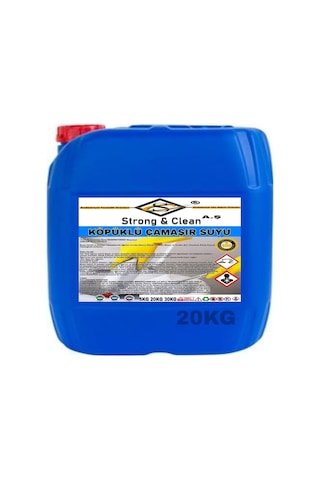 Strong&Clean Çamaşır Suyu Köpüklü 20 KG Strong&Clean Çamaşır Suyu Köpüklü 20 KG