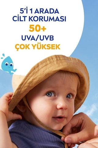 Nivea Baby Suya Dayanıklı Hassas Güneş Koruması SPF50 Bebek ve Çocuklar İçin Güneş Spreyi 270 ML