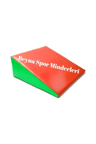 Beyna Minder Üçgen Takla Minderi 120 50 20 Cm Kırmızı - Yeşil Beyna Minder Üçgen Takla Minderi 120 50 20 Cm Kırmızı - Yeşil