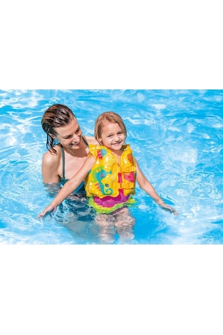 Deniz Yeleği - Şişme Can Yeleği - Yüzme Can Yeleği - Swim Vest - Şişme Cankurtaran Yelek 41x30 Cm.