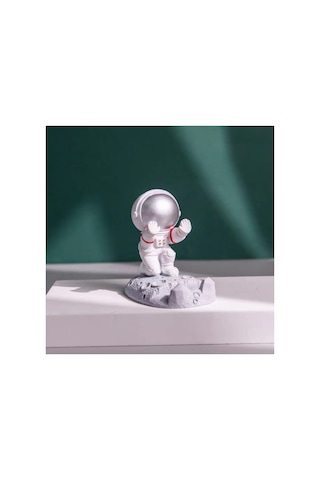 Astronot Tasarımlı Çok Fonksiyonlu Telefon Standı 04 Dokuz Parçalı Set