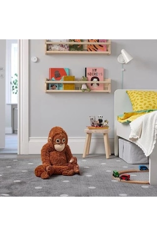 Sumuhome Djungelskog Yumuşak Peluş Maymun Oyuncak Kahverengi