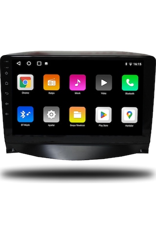 Navmina Peugeot 206+ Android Carplay Multimedya 2006-2012 2gb Ram + 32gb Hafıza + 4 Çekirdek