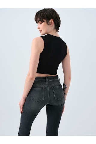 LOFT Crop Kadın Atlet Lf2032011 Q1.v1 Siyah