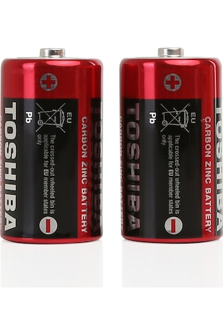 Toshiba R20Kg Blisterli Büyük Boy D Pil 2'li