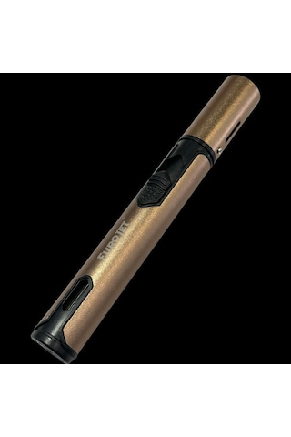 Euro Jet Tek Torch Kahverengi Pürmüz Puro Çakmağı