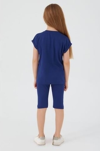 Kız Çocuk Bermuda Tayt Takım Parlament