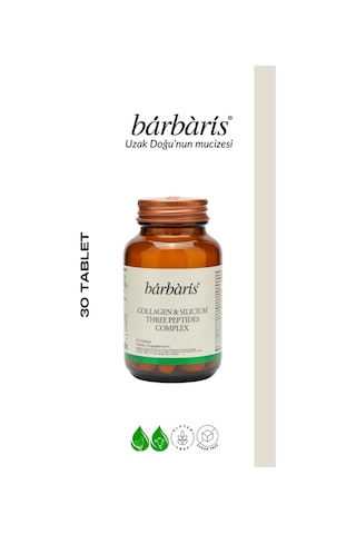 Barbaris Collagen&sılıcıum Three Peptıdes Complex 30 Tablets