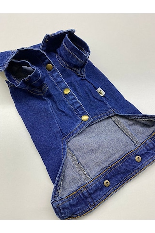 Denim Kedi Köpek Kot Ceket