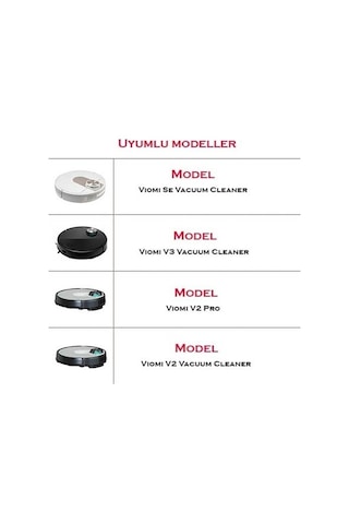 Xiaomi Mi Robot Vacuum Mop Pro Uyumlu 2'li Yan Fırça (2 Adet)
