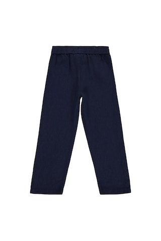 Civil Boys Kendinden Desenli 6-9 Yaş Pantolon - Lacivert