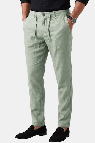 Rizzup Açık Yeşil Slim Fit Likralı Keten Dokulu Lastikli Belli İpli Yazlık Erkek Pantolon 2603001