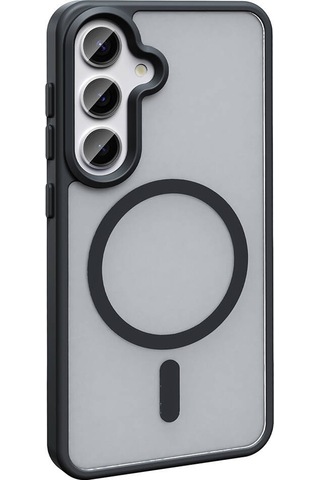 Galaxy S23 Fe Uyumlu Kılıf Magsafe Şarj Özellikli Mat Arka Yüzey Sio Kapak