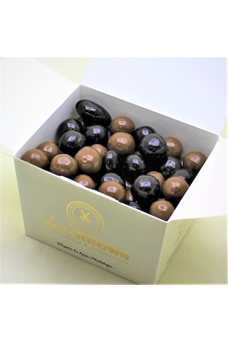 Dark Brown Fındıklı Çikolata - Dolgulu Bitter - Sütlü Draje 1 KG